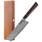 Profesionalni Nakiri nož C55, 67-slojno damast jeklo, 18 cm