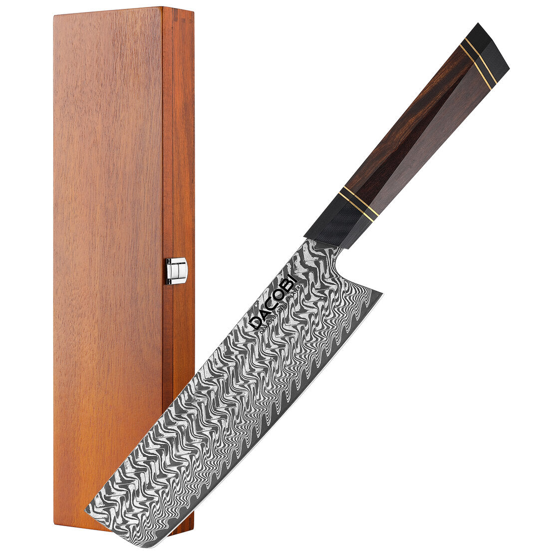 Profesionalni Nakiri nož C55, 67-slojno damast jeklo, 18 cm