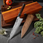 Profesionalni Kiritsuke nož C54, 67-slojno damast jeklo, 21.5 cm
