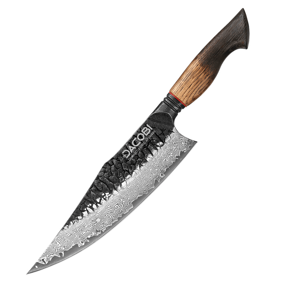 Profesionalni kuharski nož C61, 67-slojno damast jeklo, 22 cm