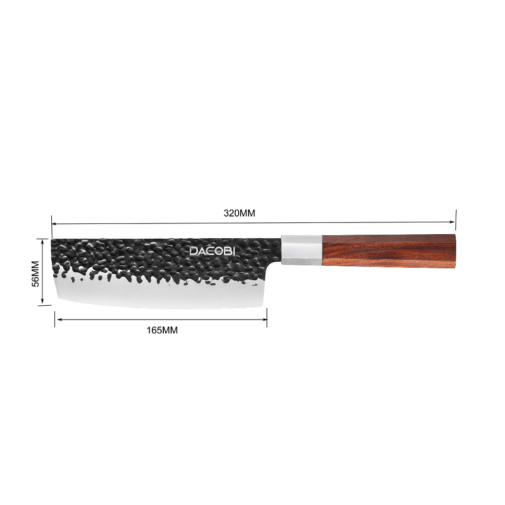 Profesionalni Nakiri nož C66, Nerjaveče jeklo, 16.5 cm