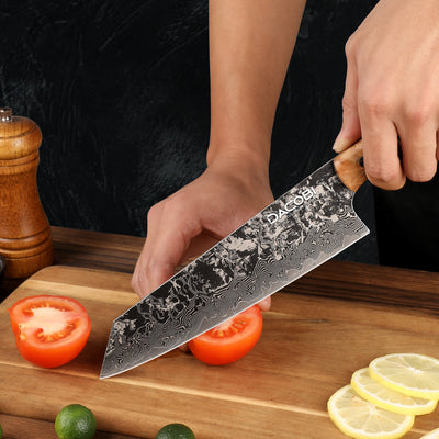 Profesionalni Kiritsuke nož C68, 67-slojno damast jeklo, 20.5 cm