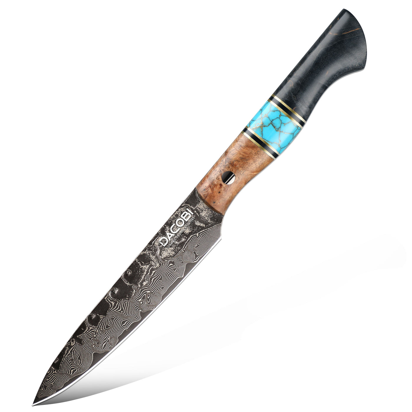 Profesionalni univerzalni nož C70, 67-slojno damast jeklo, 12.8 cm