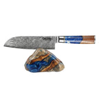 Profesionalni Santoku nož C3, 67-slojno damast jeklo, 17.5 cm