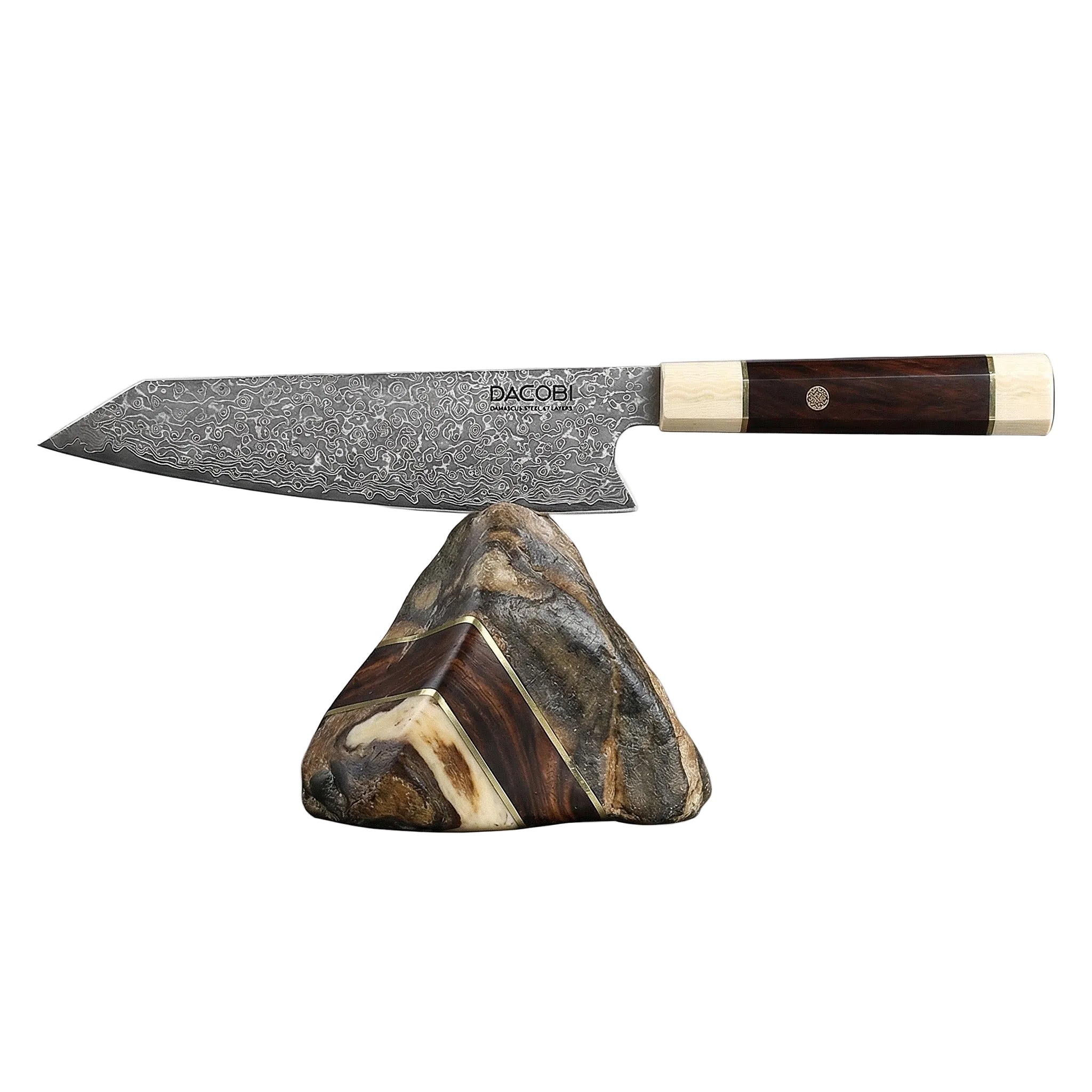 Profesionalni nož Kiritsuke C13, 67-slojno damast jeklo, 20.5 cm
