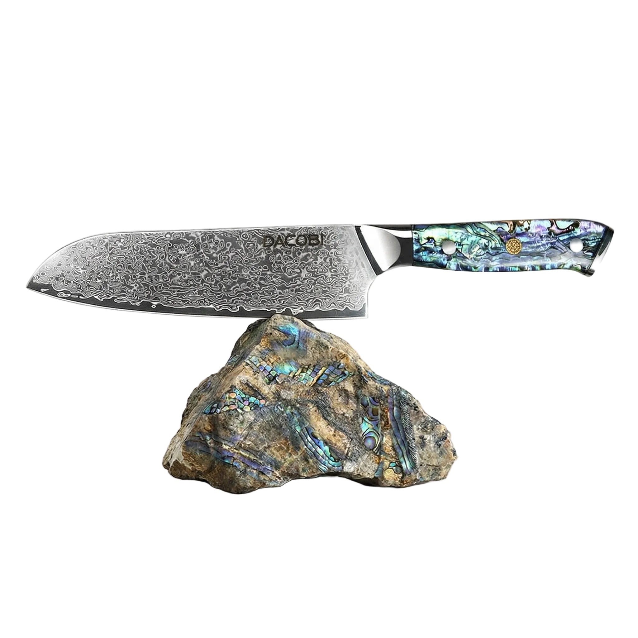 Profesionalni Santoku nož C23, 67-slojno damast jeklo, 18 cm