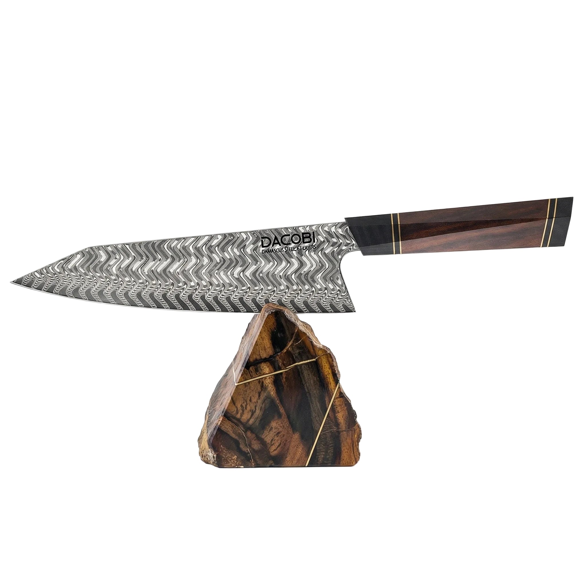 Profesionalni Kiritsuke nož C54, 67-slojno damast jeklo, 21.5 cm