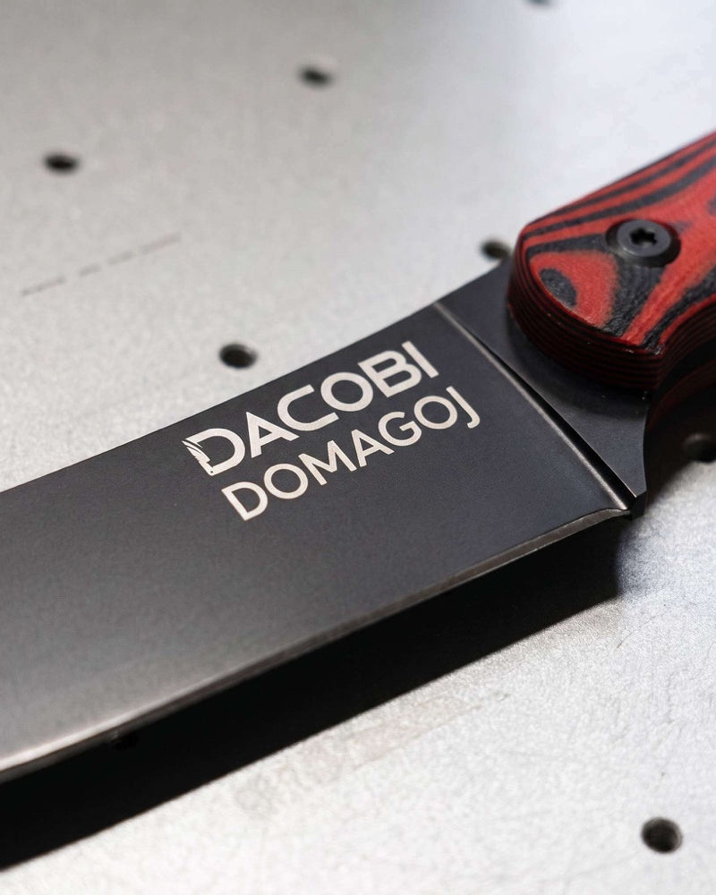 Personalizirana božična darila, nož DACOBI, graviran z laserjem v lastni delavnici