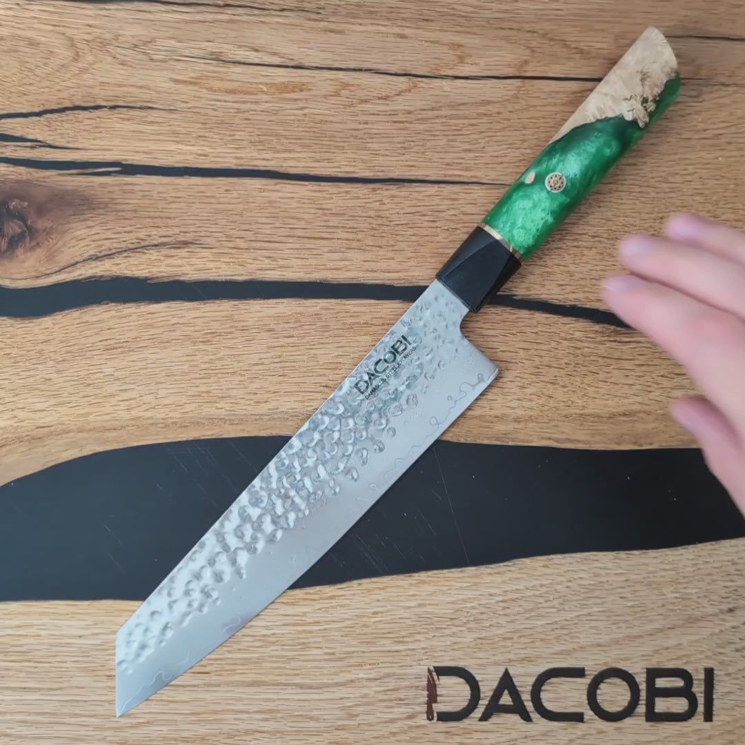 Profesionalni nož Kiritsuke C48, 67-slojno damast jeklo, 21 cm
