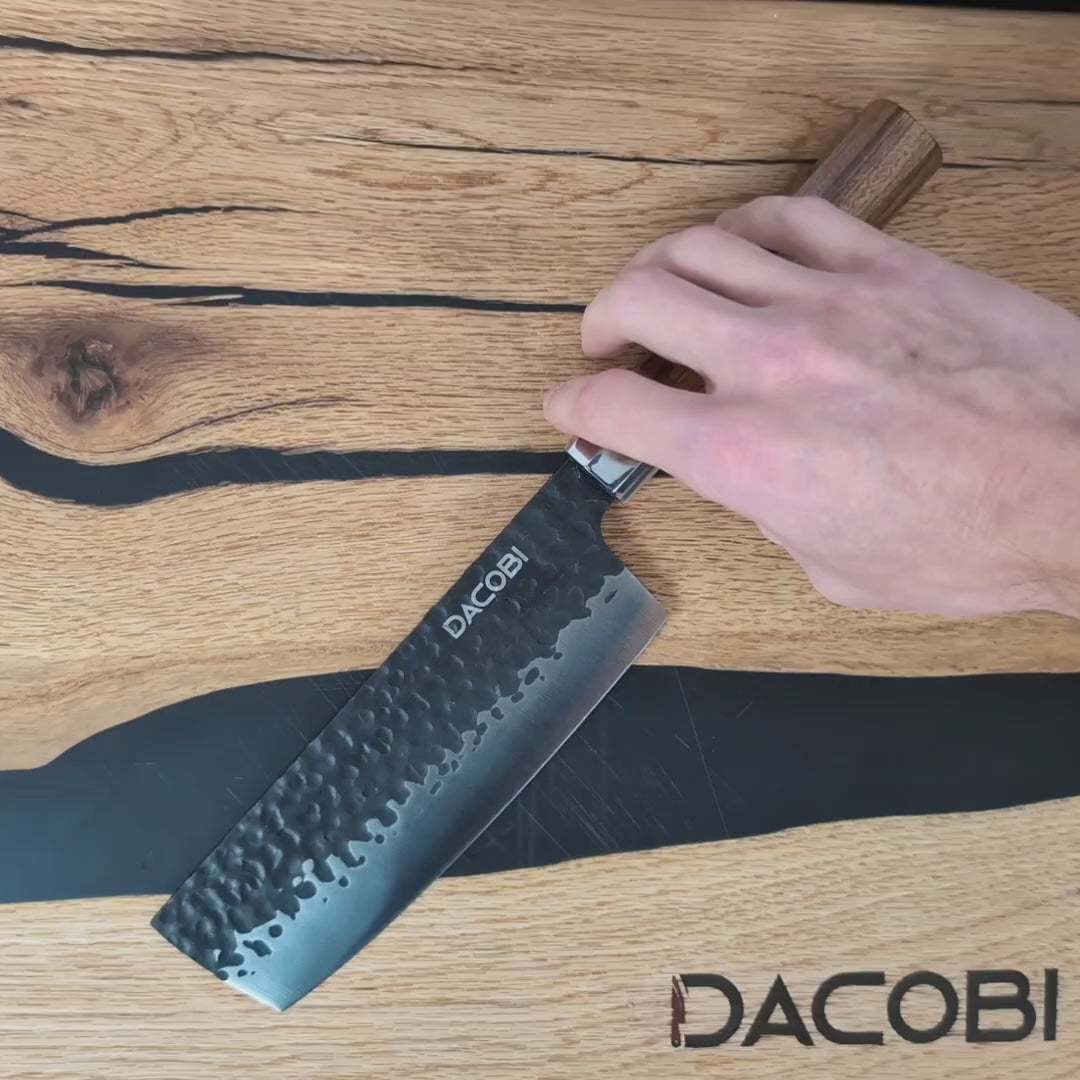 Profesionalni Nakiri nož C66, Nerjaveče jeklo, 16.5 cm