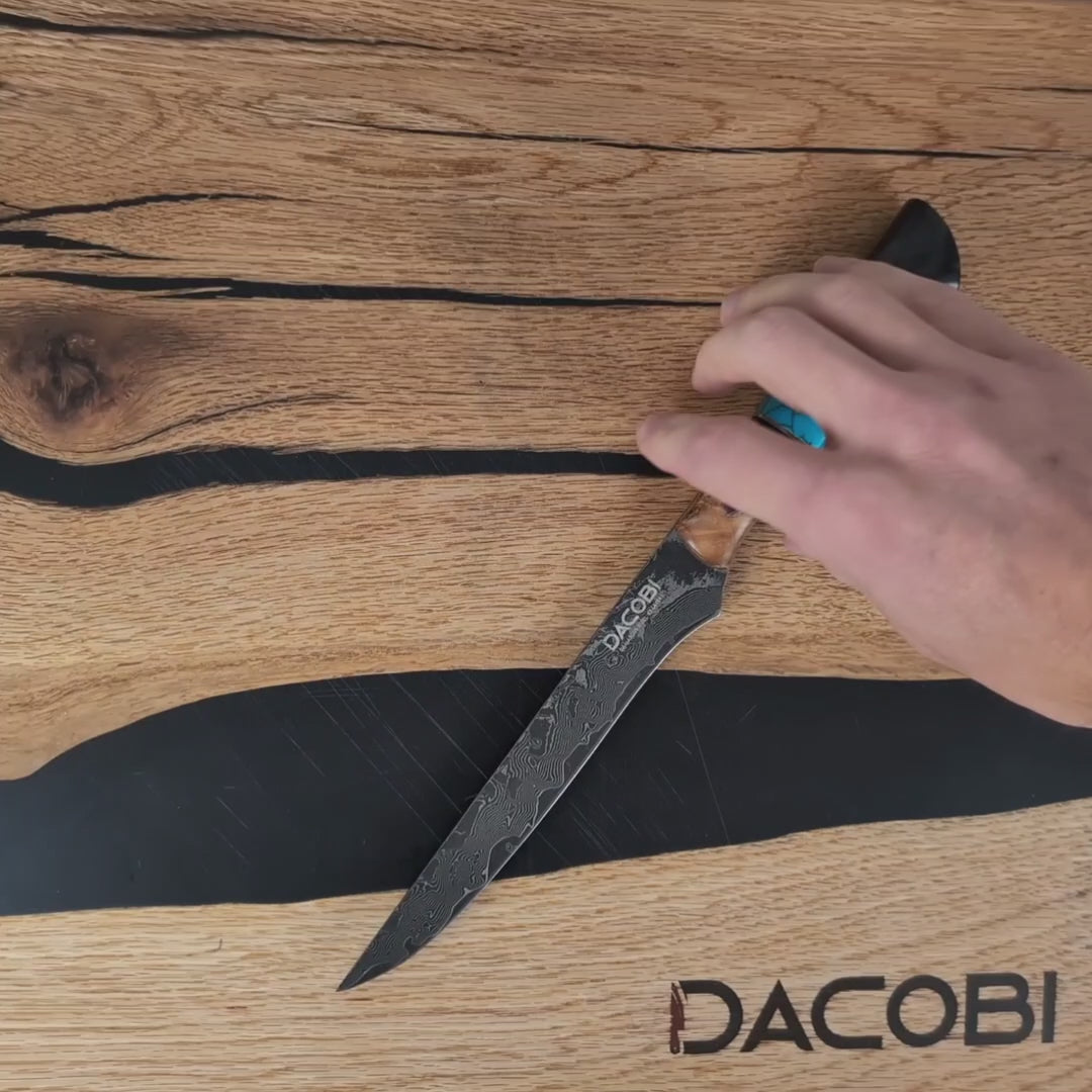 Profesionalni nož za filete C69, 67-slojno damast jeklo, 15.6 cm