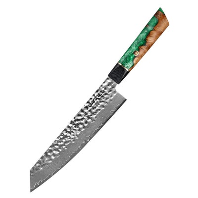 Profesionalni nož Kiritsuke C48, 67-slojno damast jeklo - DACOBI.si