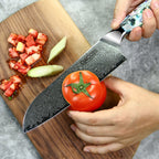 Profesionalni Santoku nož C23, 67-slojno damast jeklo - DACOBI.si