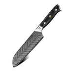 Profesionalni Santoku nož C26, 67-slojno damast jeklo - DACOBI.si