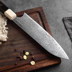Profesionalni Santoku nož C12, 67-slojno damast jeklo - DACOBI.si